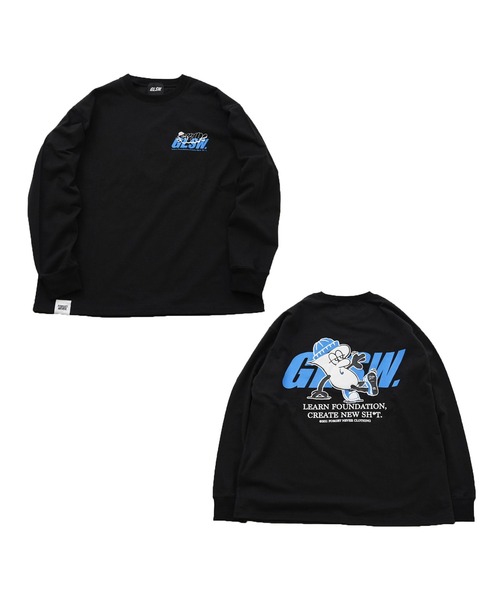 FORGET NEVER(フォーゲットネバー)の「【GLSW. × FORGET NEVER】FBOYプリント長袖Tシャツ(Tシャツ/カットソー・メンズ・ホワイト/ブラック・S/M/L/LL)」の14枚目の写真