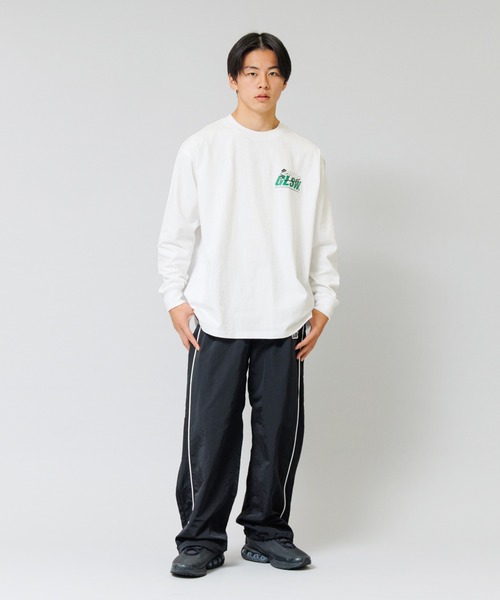 FORGET NEVER(フォーゲットネバー)の「【GLSW. × FORGET NEVER】FBOYプリント長袖Tシャツ(Tシャツ/カットソー・メンズ・ホワイト/ブラック・S/M/L/LL)」の4枚目の写真
