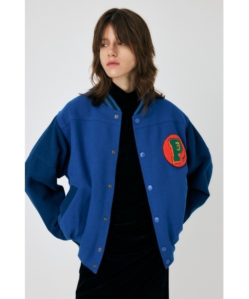 MOUSSY（マウジー）の「PERSON'S VARSITY ジャケット（ブルゾン・レディース・ブルー/ブラック・FREE）」の17枚目の写真