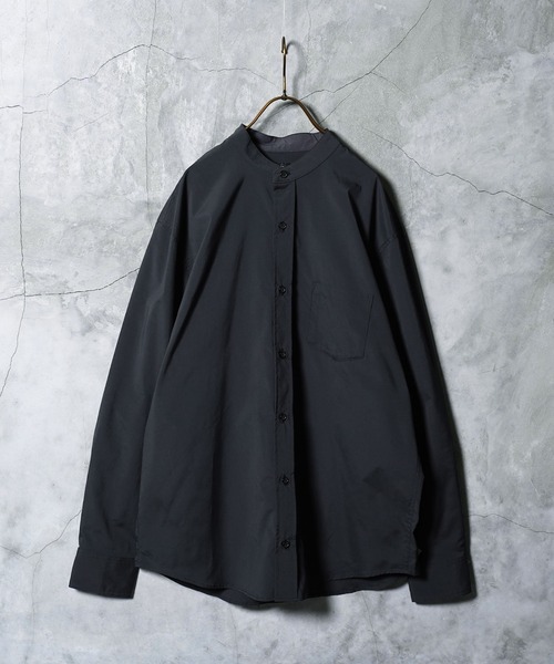 jiggys shop(ジギーズショップ)の「ストレッチブロードイージーケアバンドカラーシャツ(シャツ/ブラウス・メンズ・グレー/ブルー/ブラック/ホワイト・LARGE/SMALL/MEDIUM/X-LARGE)」の12枚目の写真