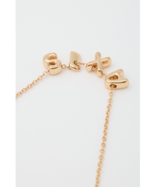 LAGUA GEM（ラグアジェム）の「PLUMP ALPHABET ネックレス（ネックレス・レディース・シルバー/ゴールド・FREE）」の8枚目の写真