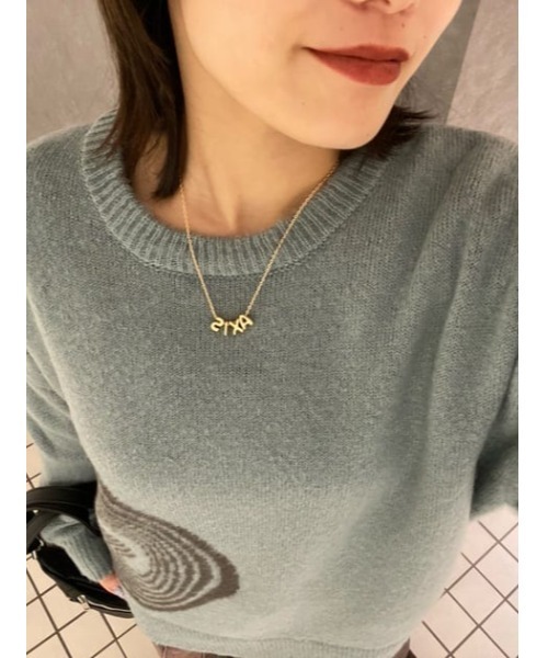 LAGUA GEM（ラグアジェム）の「PLUMP ALPHABET ネックレス（ネックレス・レディース・シルバー/ゴールド・FREE）」の5枚目の写真