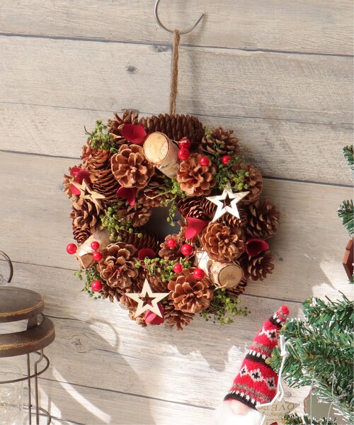 LBC（エルビーシー）の「ナチュラルリース（インテリア雑貨・レディース・その他1・FREE）」の2枚目の写真