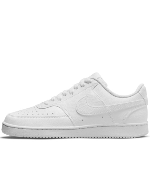NIKE(ナイキ)の「ナイキ コート ビジョン LOW ネクスト ネイチャー ウィメンズシューズ / Nike Court Vision Low Next Nature Women's Shoes DH3158-100 White(スニーカー・レディース・ホワイト・22/22.5/23/23.5/24/24.5/25/25.5/26/26.5/27/27.5/28/28.5/29)」の2枚目の写真