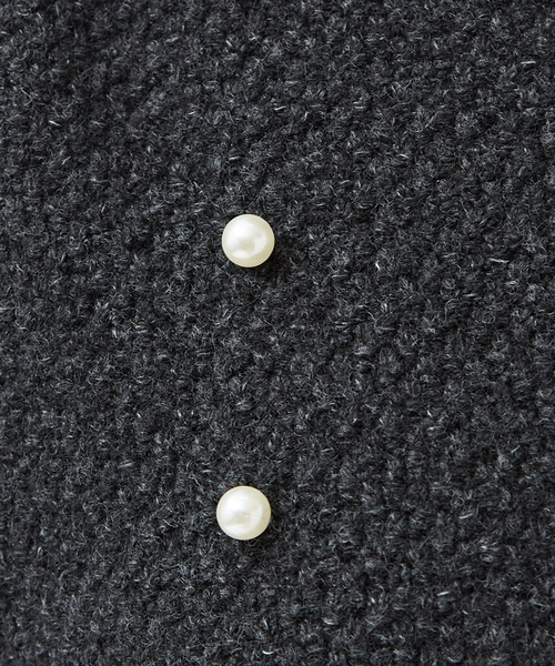 EMMA　ROUGE VIF（エマルージュヴィフ）の「【一部店舗限定】ビジューニットプルオーバー（ニット/セーター・レディース・チャコールグレー/アイボリー・フリー）」の8枚目の写真