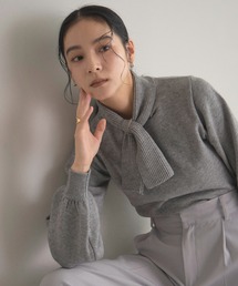 【ZOZO限定】リボンタイニット