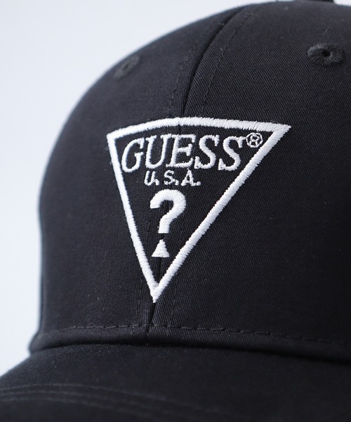 Guess（ゲス）の「GUESS LOGO BASEBALL CAP_MINI ME キャップ（キャップ・レディース・ブラック/ピンク・M）」の7枚目の写真