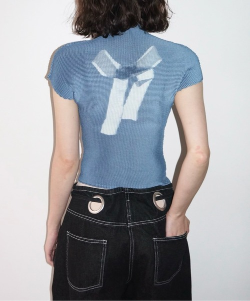 musubore（ムスボレ）の「eyelet wide denim PT / ワイドハトメデニム