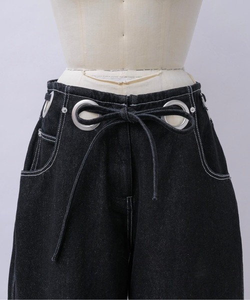 eyelet wide denim PT / ワイドハトメデニム（デニムパンツ