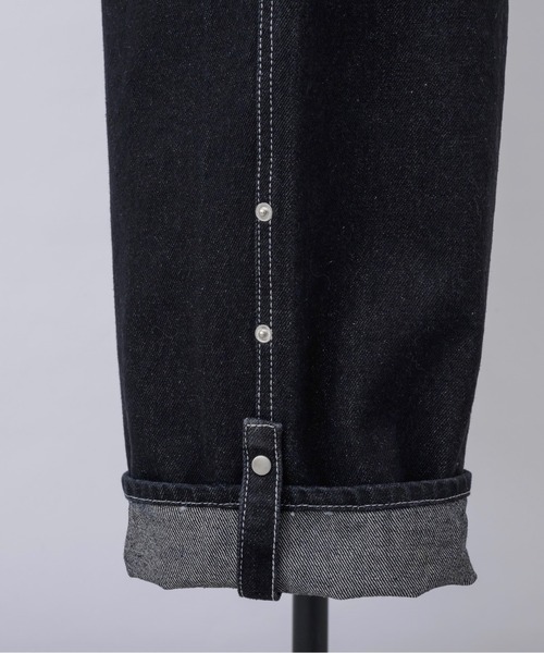 musubore（ムスボレ）の「eyelet wide denim PT / ワイドハトメデニム