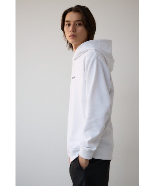 AZUL by moussy(アズールバイマウジー)の「バックフォトフーディー(パーカー・レディース・ブラック/杢グレー/ホワイト/ピンク・MEDIUM/LARGE)」の6枚目の写真