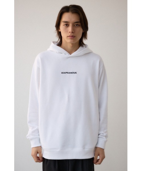 AZUL by moussy(アズールバイマウジー)の「バックフォトフーディー(パーカー・レディース・ブラック/杢グレー/ホワイト/ピンク・MEDIUM/LARGE)」の8枚目の写真