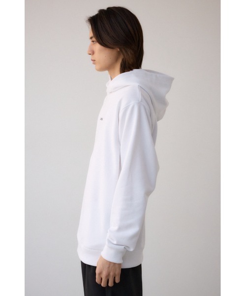 AZUL by moussy(アズールバイマウジー)の「バックフォトフーディー(パーカー・レディース・ブラック/杢グレー/ホワイト/ピンク・MEDIUM/LARGE)」の9枚目の写真