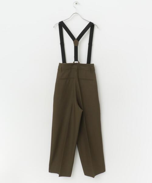 KBF（ケイビーエフ）の「ハイウエストサスペンダーパンツ（その他パンツ・レディース・チャコールグレー/ブラウン・36/38）」の15枚目の写真