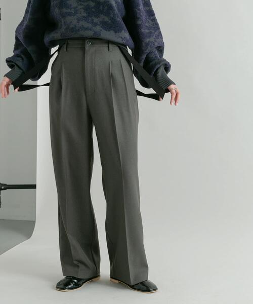 KBF（ケイビーエフ）の「ハイウエストサスペンダーパンツ（その他パンツ・レディース・チャコールグレー/ブラウン・36/38）」の20枚目の写真