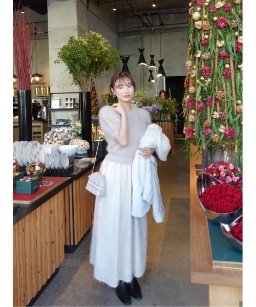 Shaggy Volume Skirt（スカート）｜Her lip to（ハーリップ