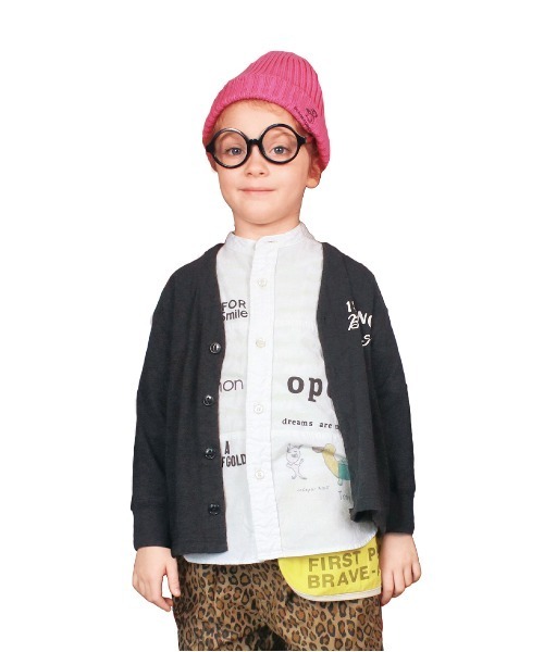 DENIM DUNGAREE(デニムダンガリー)の「Sheeting Remake Shirt(シャツ/ブラウス・キッズ・ホワイト・130)」の1枚目の写真