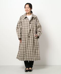 ★チェックオーバーサイズシングルジャケットMAISON SPECIAL セール】Plaid Pattern Oversize Single Jacket/チェックオーバー