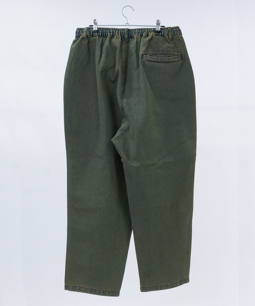 U.S. POLO ASSN.（ユーエスポロアッスン）の「【3】〔U.S.POLO ASSN.〕ワンタック ロゴ刺繍 デニム/ツイル ワイドパンツ（デニムパンツ・メンズ・ブルー/ブラック/サックスブルー/スミクロ/ベージュ/ワンウォッシュ/カーキ/オリーブ・MEDIUM/LARGE/X-LARGE）」の9枚目の写真