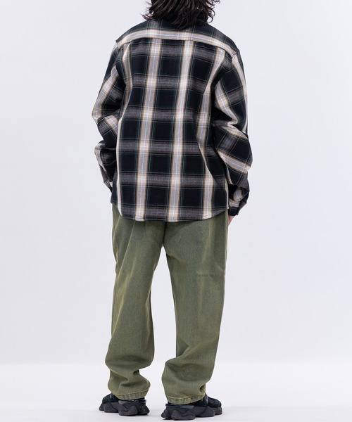 U.S. POLO ASSN.（ユーエスポロアッスン）の「【3】〔U.S.POLO ASSN.〕ワンタック ロゴ刺繍 デニム/ツイル ワイドパンツ（デニムパンツ・メンズ・ブルー/ブラック/サックスブルー/スミクロ/ベージュ/ワンウォッシュ/カーキ/オリーブ・MEDIUM/LARGE/X-LARGE）」の14枚目の写真