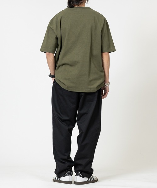 U.S. POLO ASSN.（ユーエスポロアッスン）の「【3】〔U.S.POLO ASSN.〕ワンタック ロゴ刺繍 デニム/ツイル ワイドパンツ（デニムパンツ・メンズ・ブルー/ブラック/サックスブルー/スミクロ/ベージュ/ワンウォッシュ/カーキ/オリーブ・MEDIUM/LARGE/X-LARGE）」の18枚目の写真