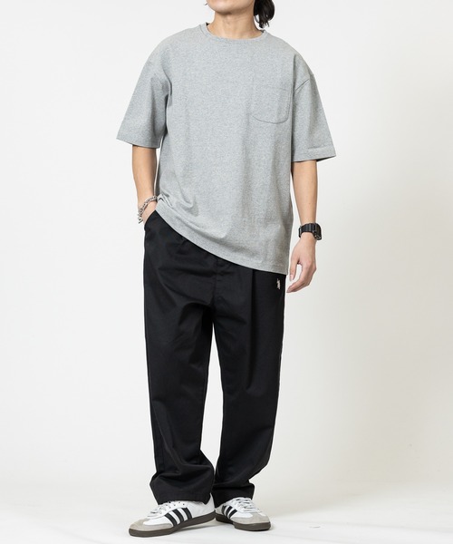 U.S. POLO ASSN.（ユーエスポロアッスン）の「【3】〔U.S.POLO ASSN.〕ワンタック ロゴ刺繍 デニム/ツイル ワイドパンツ（デニムパンツ・メンズ・ブルー/ブラック/サックスブルー/スミクロ/ベージュ/ワンウォッシュ/カーキ/オリーブ・MEDIUM/LARGE/X-LARGE）」の21枚目の写真