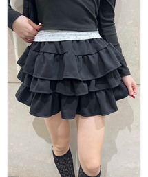 PHILLY（フィリー）の「スウェット3段フリルミニスカート（スカート）」