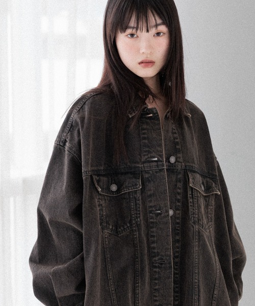 ジャケット・アウター Heather Denim Middle Jacket Heather Denim Middle Jacket割引