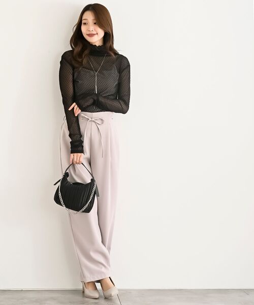 rps（アールピーエス）の「プリーツＢＡＧ（ハンドバッグ・レディース・グレー/ブラック・フリー）」の3枚目の写真