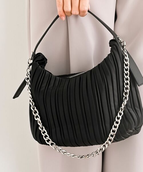 rps（アールピーエス）の「プリーツＢＡＧ（ハンドバッグ・レディース・グレー/ブラック・フリー）」の5枚目の写真