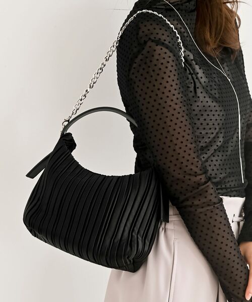 rps（アールピーエス）の「プリーツＢＡＧ（ハンドバッグ・レディース・グレー/ブラック・フリー）」の6枚目の写真