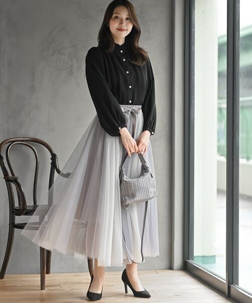 rps（アールピーエス）の「プリーツＢＡＧ（ハンドバッグ・レディース・グレー/ブラック・フリー）」の8枚目の写真