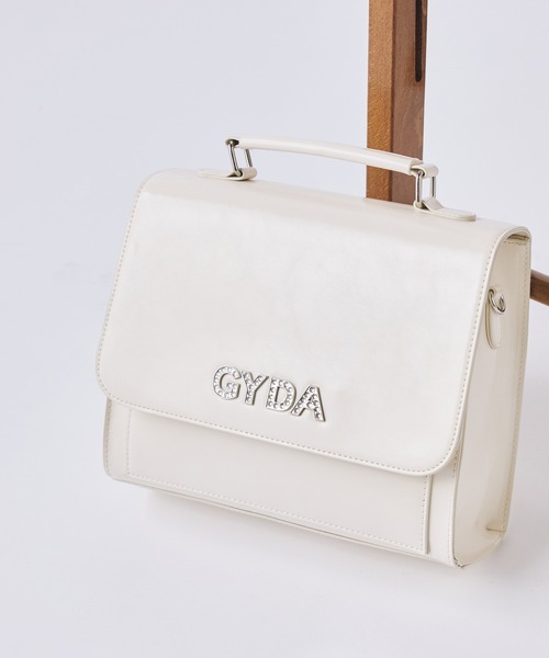 GYDA（ジェイダ）の「GYDA(ジェイダ) 3WAYミニリュック GY-B296 ラインストーンロゴ（バックパック/リュック・レディース・ライトブルー/アイボリー/ブラック/ブルー・FREE）」の2枚目の写真