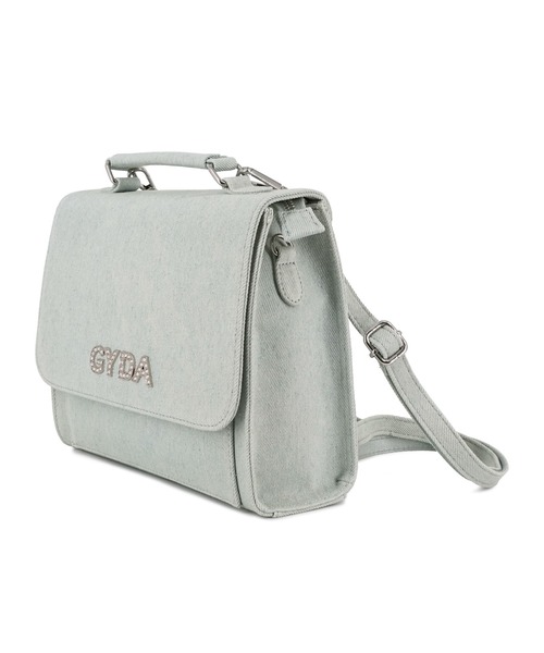 GYDA（ジェイダ）の「GYDA(ジェイダ) 3WAYミニリュック GY-B296 ラインストーンロゴ（バックパック/リュック・レディース・ライトブルー/アイボリー/ブラック/ブルー・FREE）」の16枚目の写真