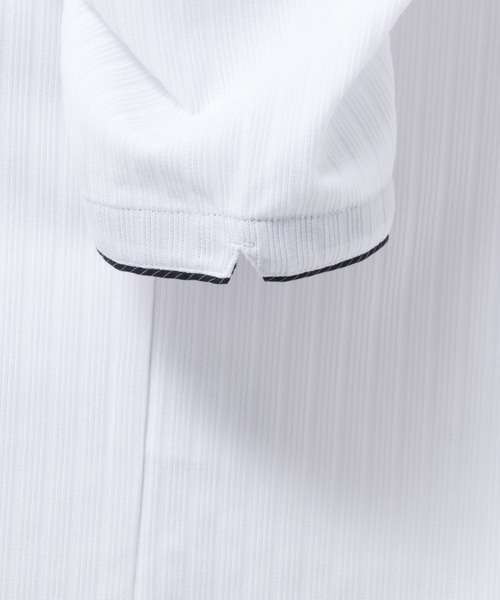 Mossimo(モッシモ)の「MOSSIMO ハリヌキワイヤーポロシャツ(ポロシャツ・メンズ・ブラック/ホワイト・S/M/L/XL)」の5枚目の写真