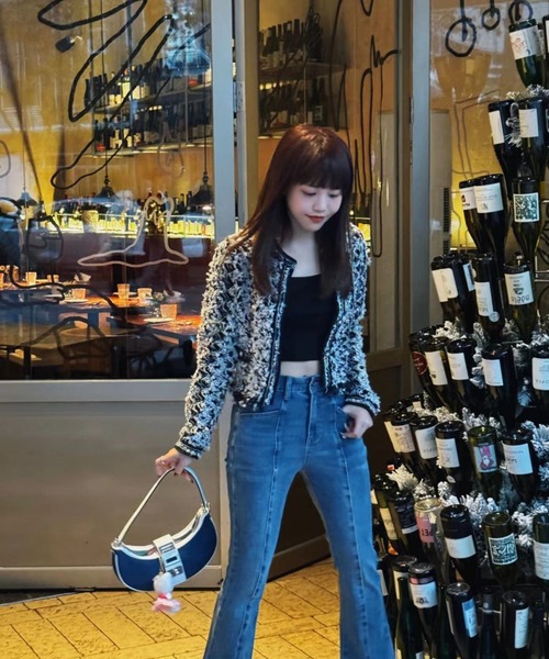 MMCHOKK(エムエムチョック)の「MMCHOKK 女包 Banana Bag バナナバッグ(ショルダーバッグ・レディース・ホワイト/ブルー/ブラック・FREE)」の18枚目の写真