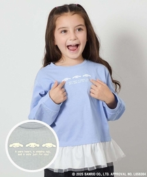a.v.v（アーヴェヴェ）の「[100-140]【シナモロール】裾フリルロンT（Tシャツ/カットソー・キッズ）」