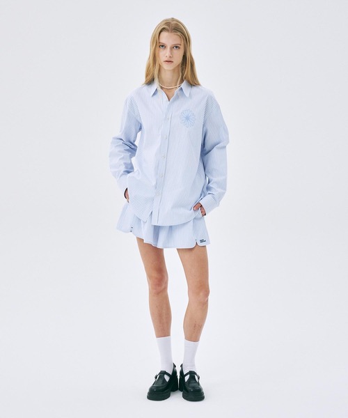MARDI ブラウス シャツ COTTON SHIRT STRIPE レディース COTTON SHIRT STRIPE（シャツ/ブラウス）｜Mardi Mercredi
