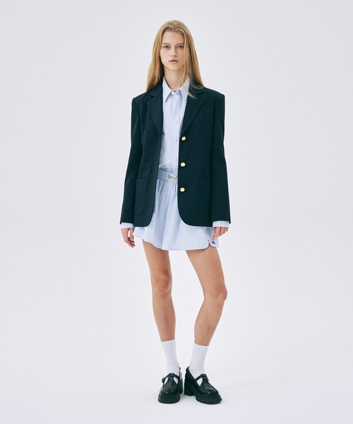 COTTON SHIRT STRIPE（シャツ/ブラウス）｜Mardi Mercredi