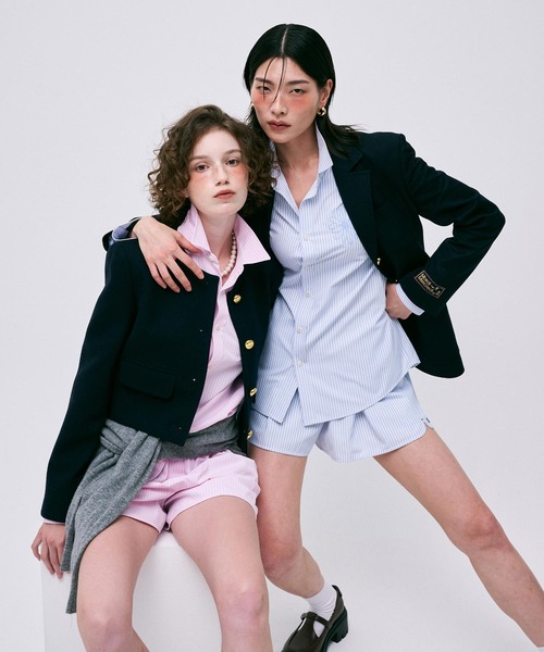 トップス maric COTTON SHIRT STRIPE（シャツ/ブラウス）｜Mardi Mercredi