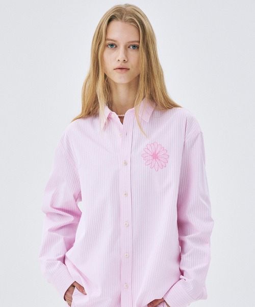 MARDI ブラウス シャツ COTTON SHIRT STRIPE レディース COTTON SHIRT STRIPE（シャツ/ブラウス）｜Mardi Mercredi