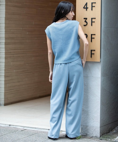 Munich(ミューニック)の「ブークレーダンボールイージーパンツ(その他パンツ・レディース・ブラック/グレイッシュブルー/ダークグレー・XS/S/M)」の12枚目の写真