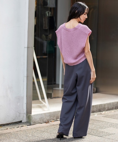 Munich(ミューニック)の「ブークレーダンボールイージーパンツ(その他パンツ・レディース・ブラック/グレイッシュブルー/ダークグレー・XS/S/M)」の5枚目の写真