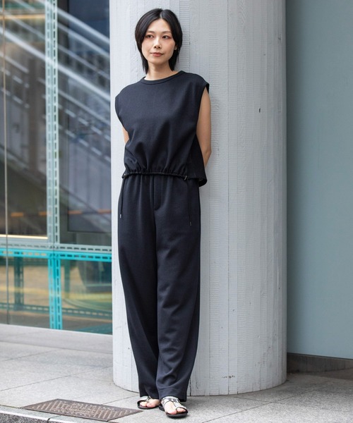 Munich(ミューニック)の「ブークレーダンボールイージーパンツ(その他パンツ・レディース・ブラック/グレイッシュブルー/ダークグレー・XS/S/M)」の18枚目の写真