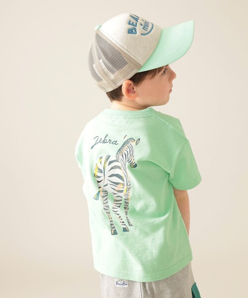 BEAMS mini(ビームスミニ)の「スマイル メッシュ. CAP 2025SS(90~150cm)(キャップ・キッズ・ブルー/レッド/ピンク/ベージュ・ONE SIZE)」の12枚目の写真
