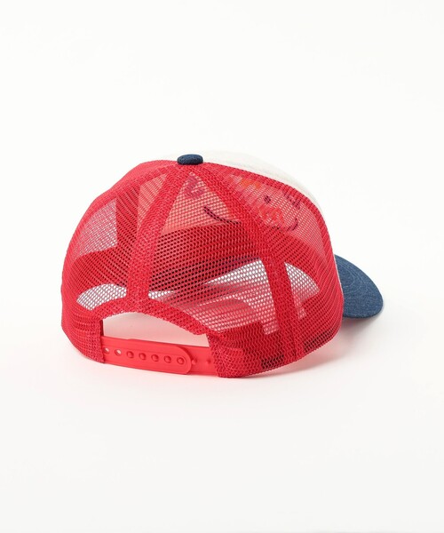 BEAMS mini(ビームスミニ)の「スマイル メッシュ. CAP 2025SS(90~150cm)(キャップ・キッズ・ブルー/レッド/ピンク/ベージュ・ONE SIZE)」の6枚目の写真