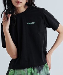 GALLEST | クロプド丈ロゴTシャツ(Tシャツ/カットソー)
