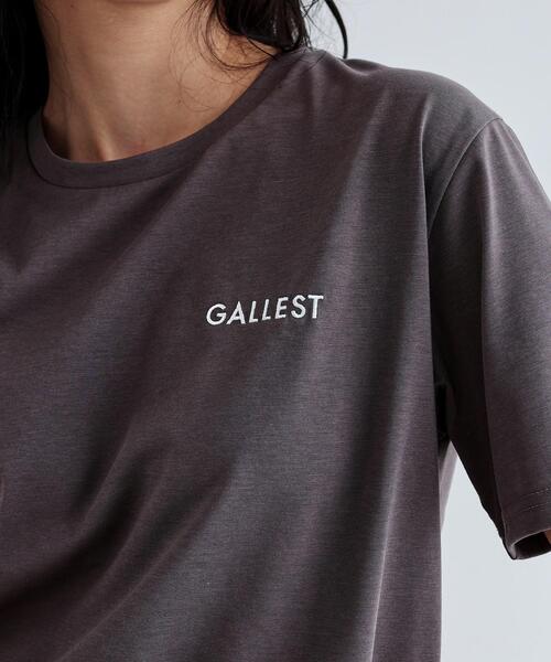 GALLEST（ギャレスト）の「クロップド丈ロゴTシャツ（Tシャツ/カットソー・レディース・ブラウン系その他/グリーン系/ホワイト/ブラック・38）」の16枚目の写真