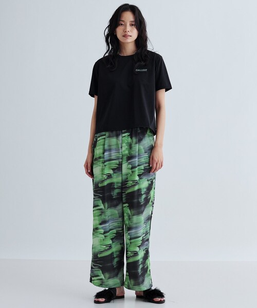 GALLEST（ギャレスト）の「クロップド丈ロゴTシャツ（Tシャツ/カットソー・レディース・ブラウン系その他/グリーン系/ホワイト/ブラック・38）」の17枚目の写真