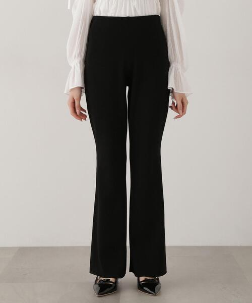 PROPORTION BODY DRESSING(プロポーションボディドレッシング)の「ニットフレアーパンツ / 1215130318(その他パンツ・レディース・ベージュ/ブラック・FREE)」の11枚目の写真